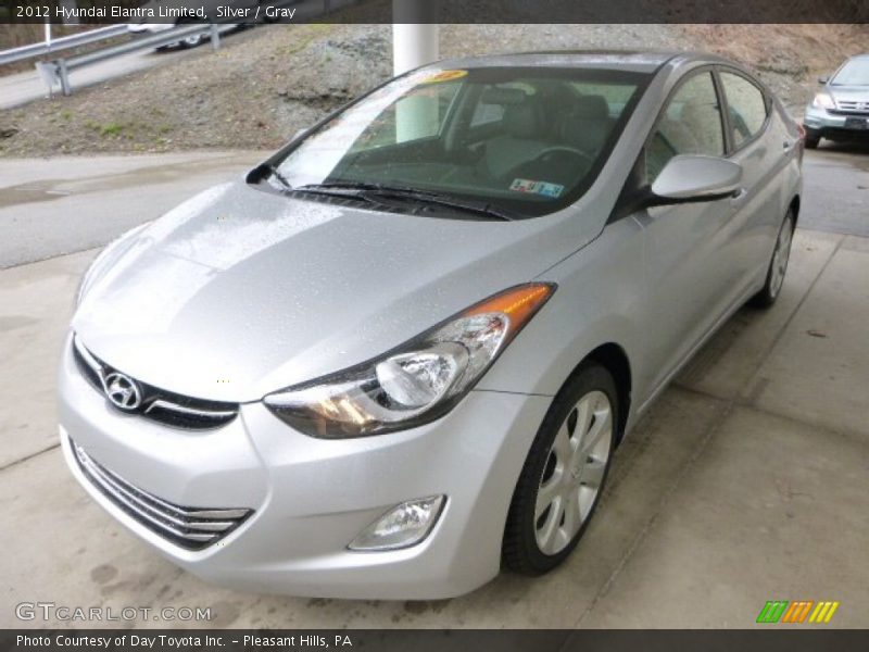 Silver / Gray 2012 Hyundai Elantra Limited