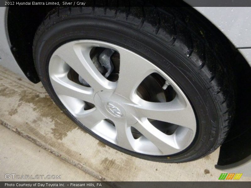 Silver / Gray 2012 Hyundai Elantra Limited