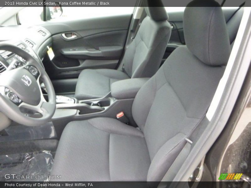  2013 Civic LX Sedan Black Interior