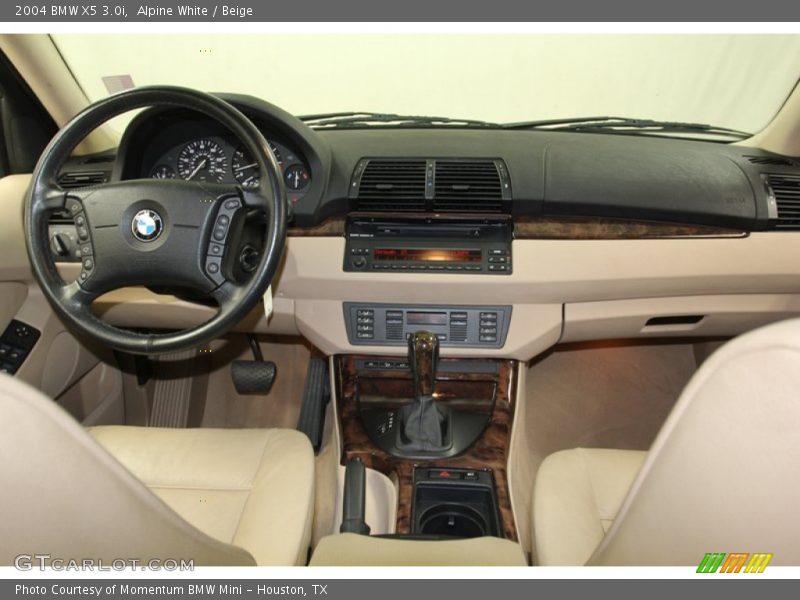 Alpine White / Beige 2004 BMW X5 3.0i