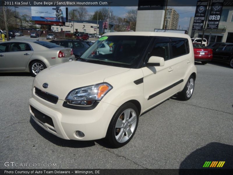 Dune Beige / Sand/Black Houndstooth Cloth 2011 Kia Soul !