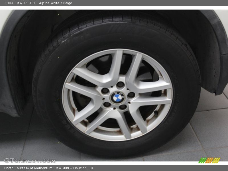 Alpine White / Beige 2004 BMW X5 3.0i