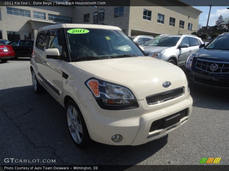 Dune Beige / Sand/Black Houndstooth Cloth 2011 Kia Soul !