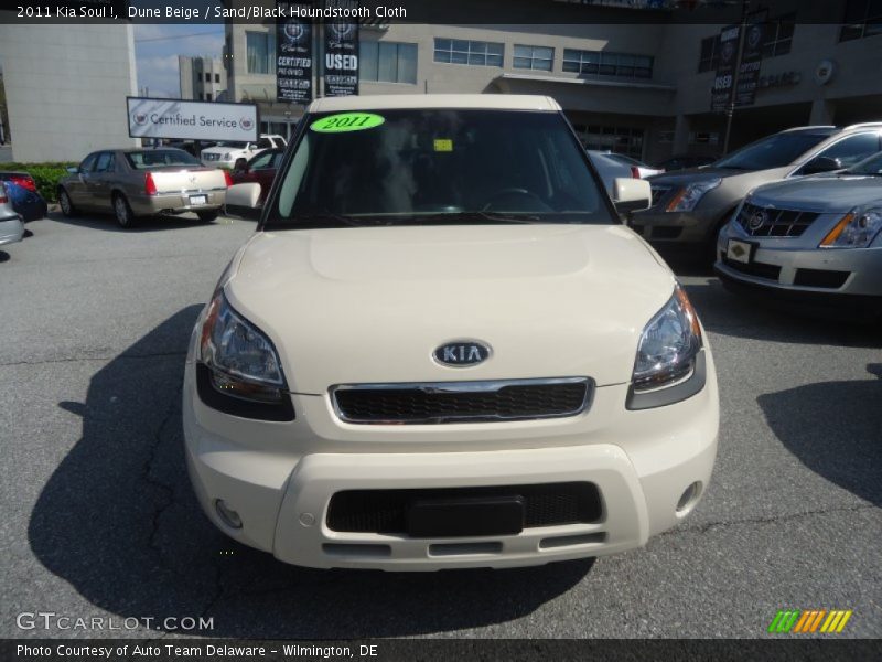 Dune Beige / Sand/Black Houndstooth Cloth 2011 Kia Soul !