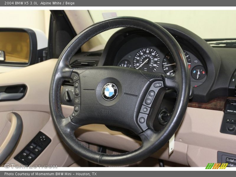 Alpine White / Beige 2004 BMW X5 3.0i