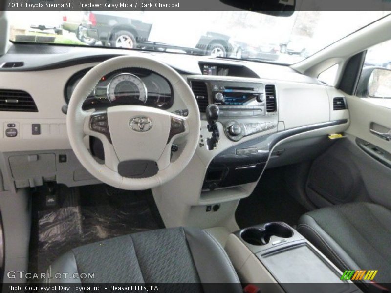 Predawn Gray Mica / Dark Charcoal 2013 Toyota Sienna SE
