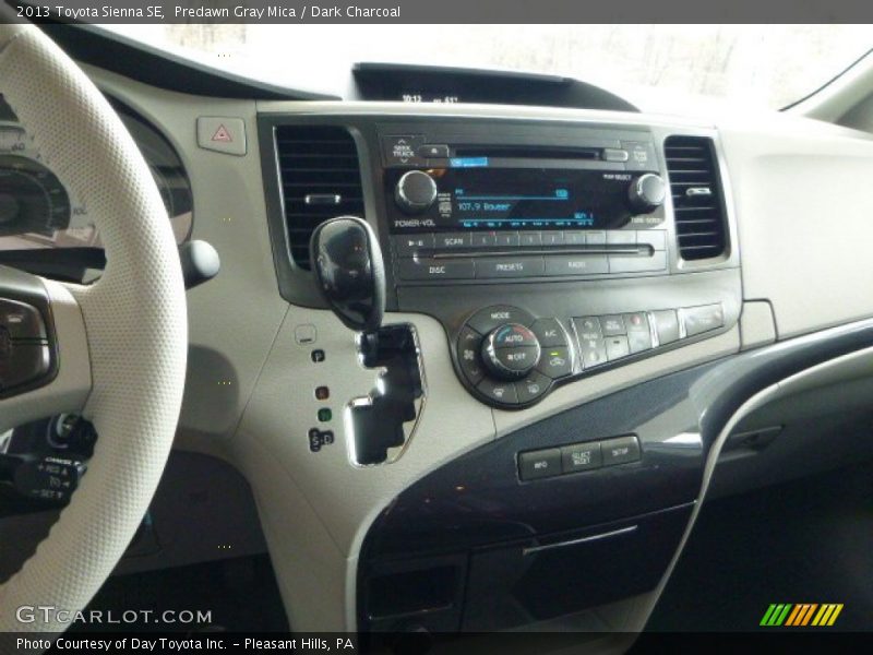 Predawn Gray Mica / Dark Charcoal 2013 Toyota Sienna SE