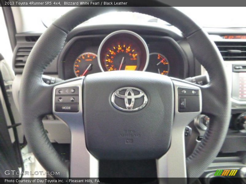 Blizzard White Pearl / Black Leather 2013 Toyota 4Runner SR5 4x4