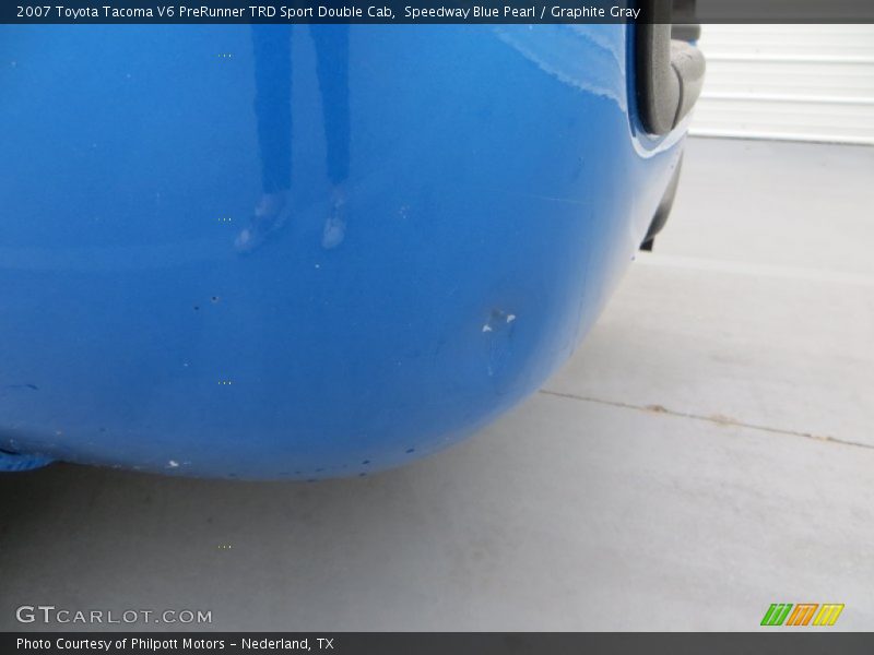 Speedway Blue Pearl / Graphite Gray 2007 Toyota Tacoma V6 PreRunner TRD Sport Double Cab