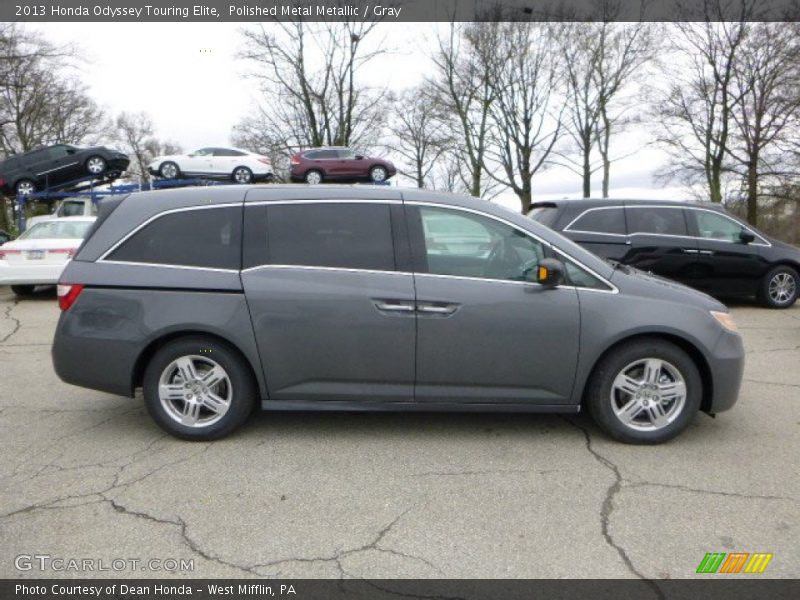 Polished Metal Metallic / Gray 2013 Honda Odyssey Touring Elite