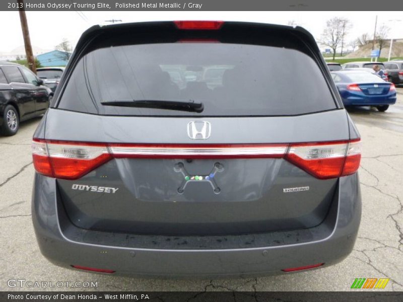 Polished Metal Metallic / Gray 2013 Honda Odyssey Touring Elite
