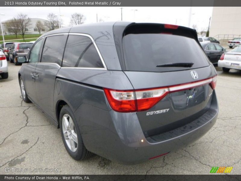 Polished Metal Metallic / Gray 2013 Honda Odyssey Touring Elite