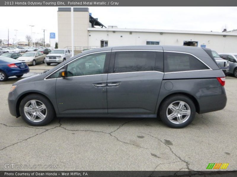 Polished Metal Metallic / Gray 2013 Honda Odyssey Touring Elite