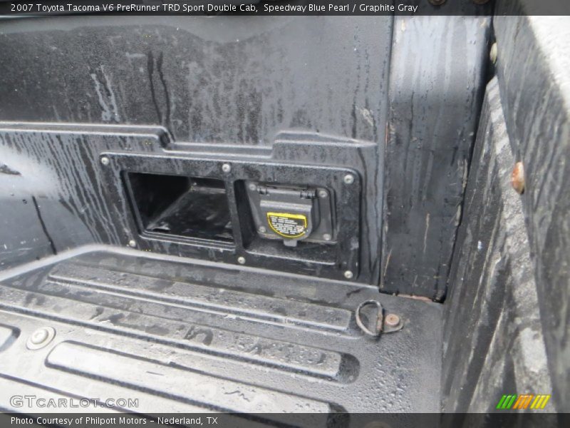 Speedway Blue Pearl / Graphite Gray 2007 Toyota Tacoma V6 PreRunner TRD Sport Double Cab