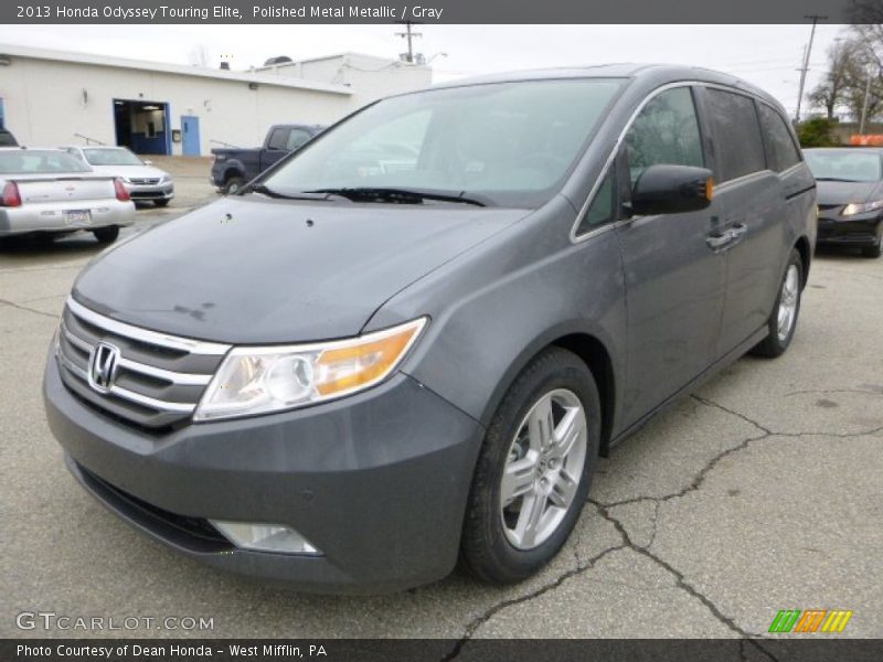 Polished Metal Metallic / Gray 2013 Honda Odyssey Touring Elite