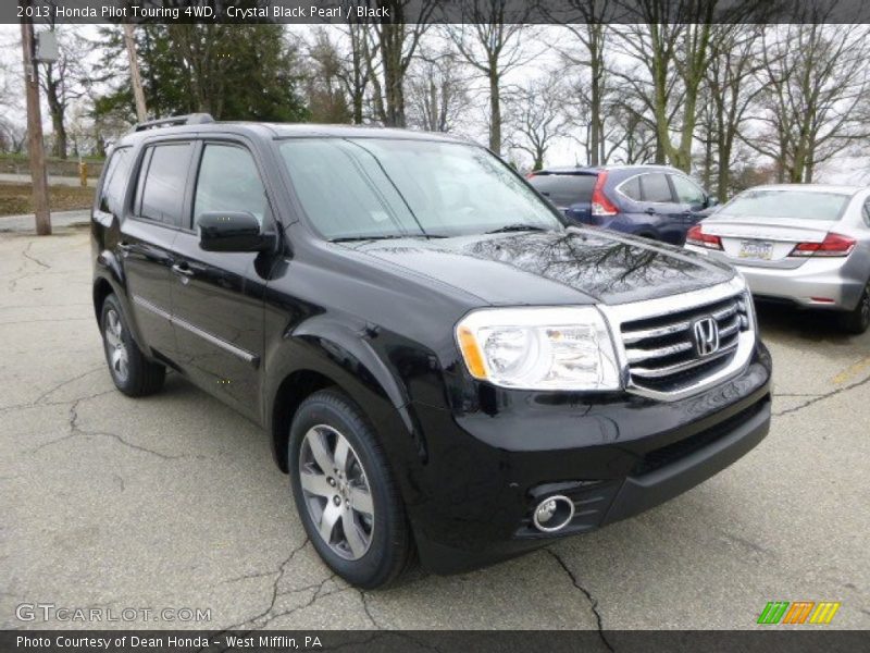 Crystal Black Pearl / Black 2013 Honda Pilot Touring 4WD