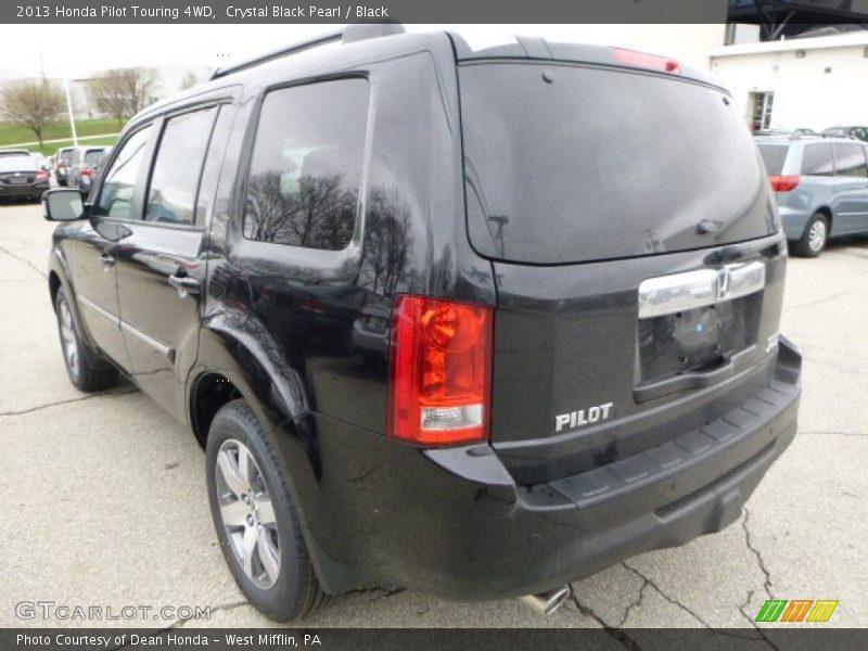 Crystal Black Pearl / Black 2013 Honda Pilot Touring 4WD