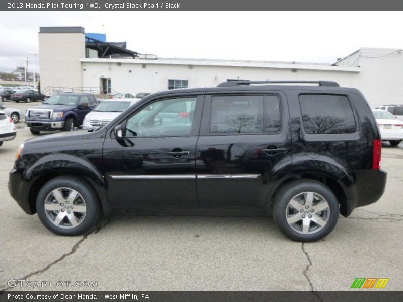 Crystal Black Pearl / Black 2013 Honda Pilot Touring 4WD