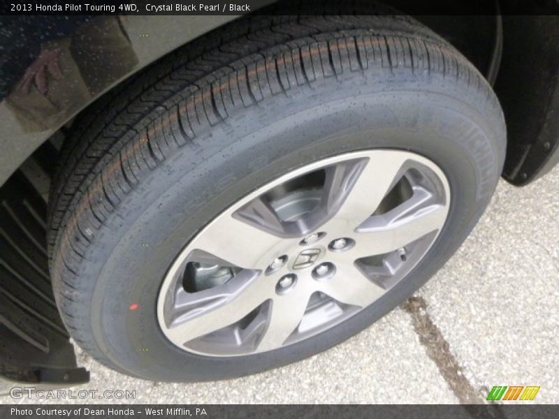 Crystal Black Pearl / Black 2013 Honda Pilot Touring 4WD