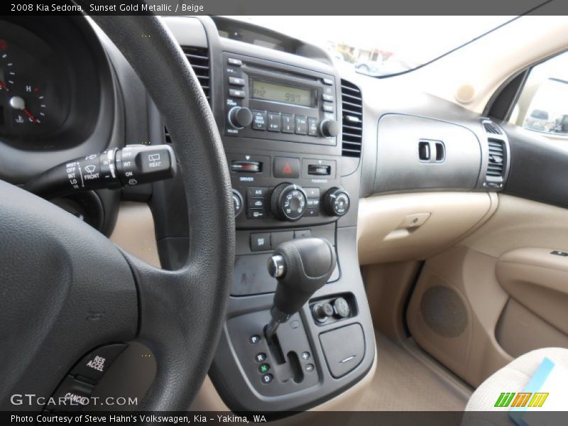 Sunset Gold Metallic / Beige 2008 Kia Sedona