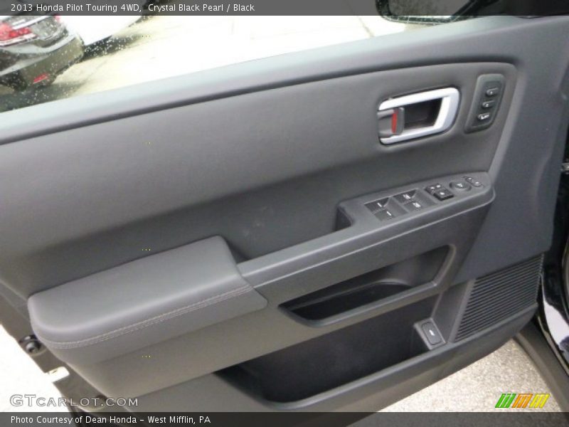 Crystal Black Pearl / Black 2013 Honda Pilot Touring 4WD