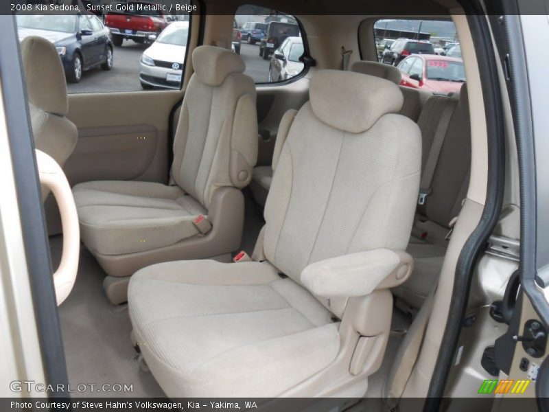 Sunset Gold Metallic / Beige 2008 Kia Sedona