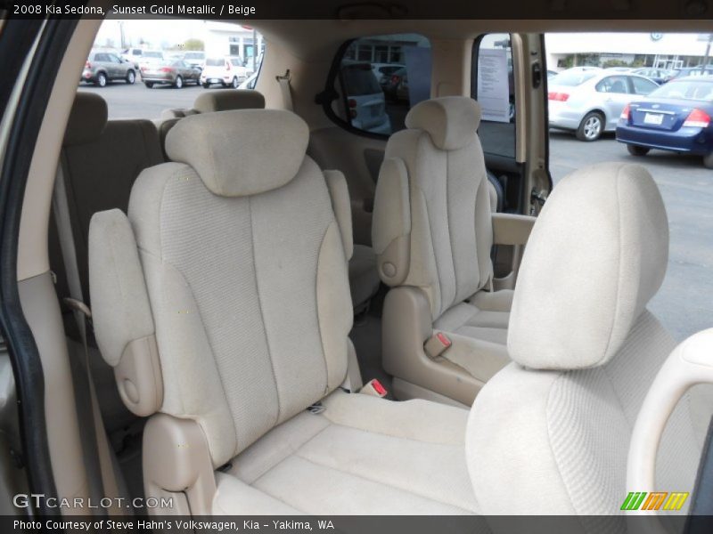 Sunset Gold Metallic / Beige 2008 Kia Sedona