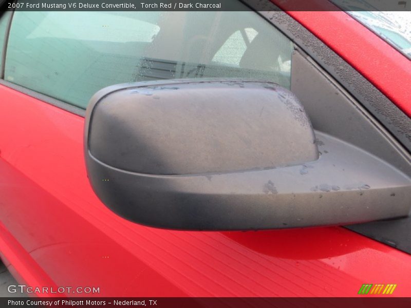 Torch Red / Dark Charcoal 2007 Ford Mustang V6 Deluxe Convertible