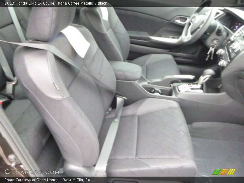 Kona Coffee Metallic / Black 2013 Honda Civic LX Coupe