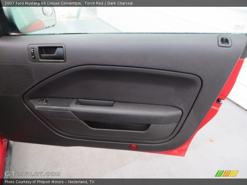 Torch Red / Dark Charcoal 2007 Ford Mustang V6 Deluxe Convertible