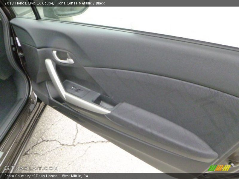 Kona Coffee Metallic / Black 2013 Honda Civic LX Coupe