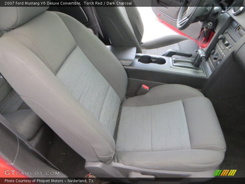  2007 Mustang V6 Deluxe Convertible Dark Charcoal Interior