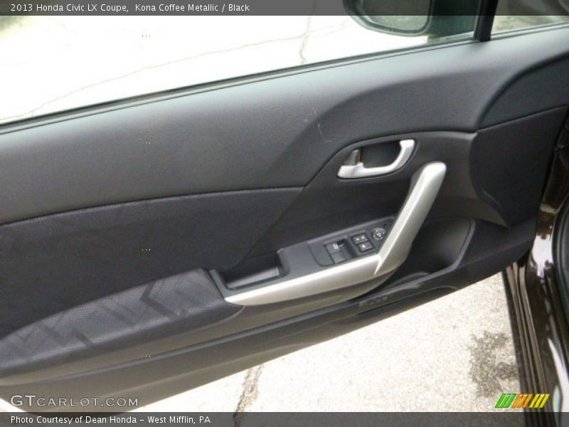 Kona Coffee Metallic / Black 2013 Honda Civic LX Coupe