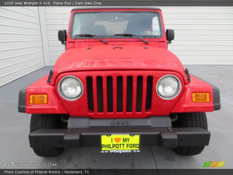 Flame Red / Dark Slate Gray 2006 Jeep Wrangler X 4x4