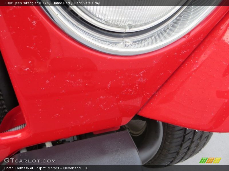 Flame Red / Dark Slate Gray 2006 Jeep Wrangler X 4x4