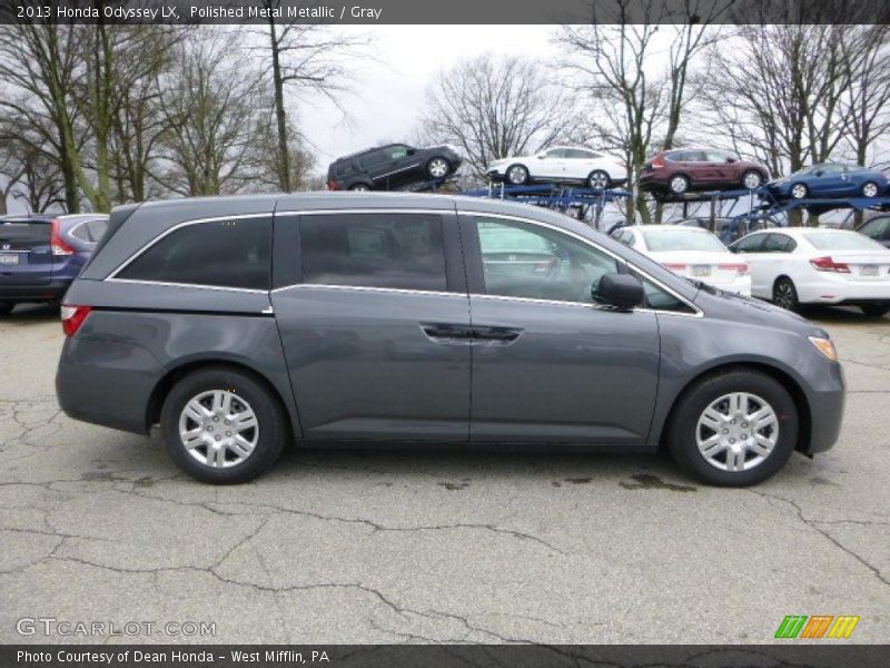 Polished Metal Metallic / Gray 2013 Honda Odyssey LX