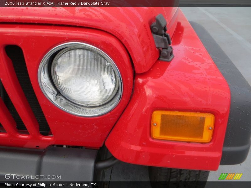 Flame Red / Dark Slate Gray 2006 Jeep Wrangler X 4x4