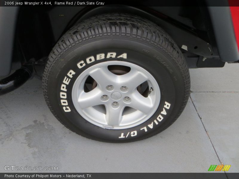 Flame Red / Dark Slate Gray 2006 Jeep Wrangler X 4x4