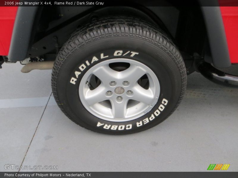 Flame Red / Dark Slate Gray 2006 Jeep Wrangler X 4x4
