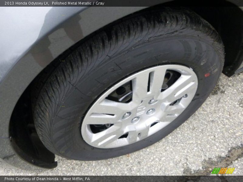 Polished Metal Metallic / Gray 2013 Honda Odyssey LX