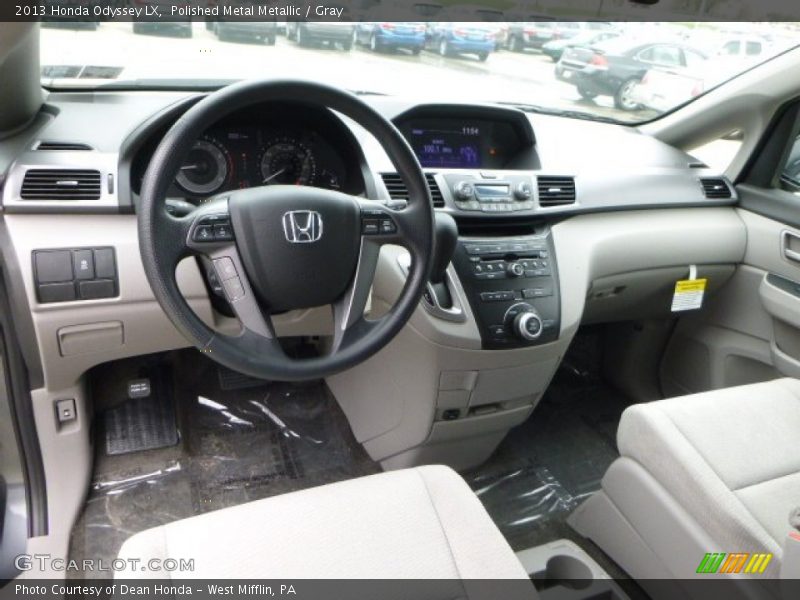 Polished Metal Metallic / Gray 2013 Honda Odyssey LX