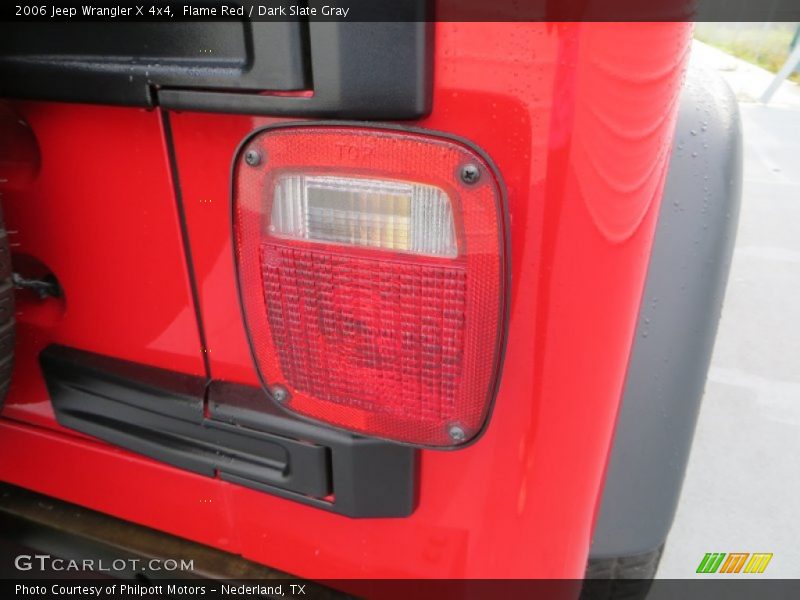 Flame Red / Dark Slate Gray 2006 Jeep Wrangler X 4x4