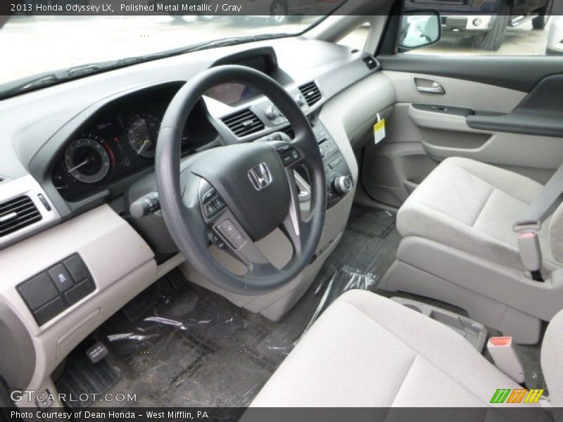 Polished Metal Metallic / Gray 2013 Honda Odyssey LX