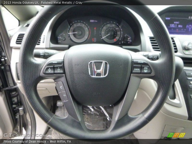 Polished Metal Metallic / Gray 2013 Honda Odyssey LX