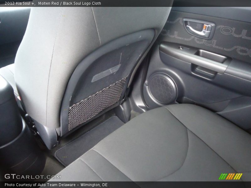 Molten Red / Black Soul Logo Cloth 2012 Kia Soul +