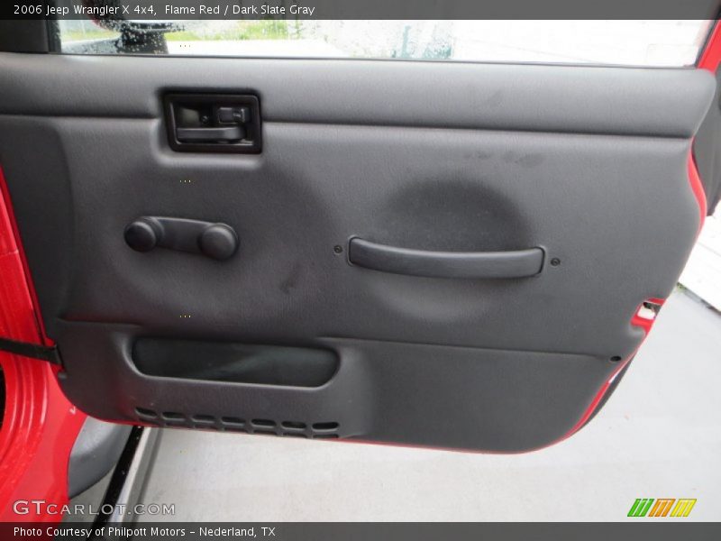 Flame Red / Dark Slate Gray 2006 Jeep Wrangler X 4x4