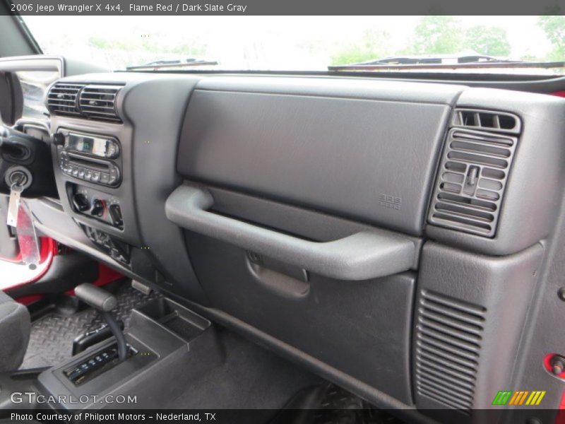Flame Red / Dark Slate Gray 2006 Jeep Wrangler X 4x4