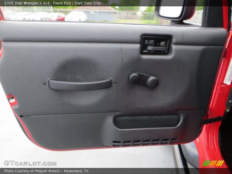 Flame Red / Dark Slate Gray 2006 Jeep Wrangler X 4x4
