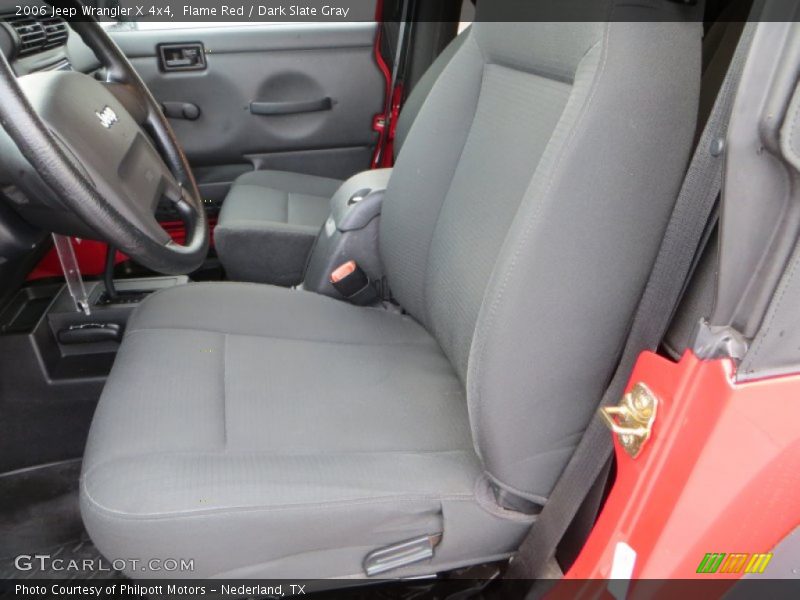 Flame Red / Dark Slate Gray 2006 Jeep Wrangler X 4x4