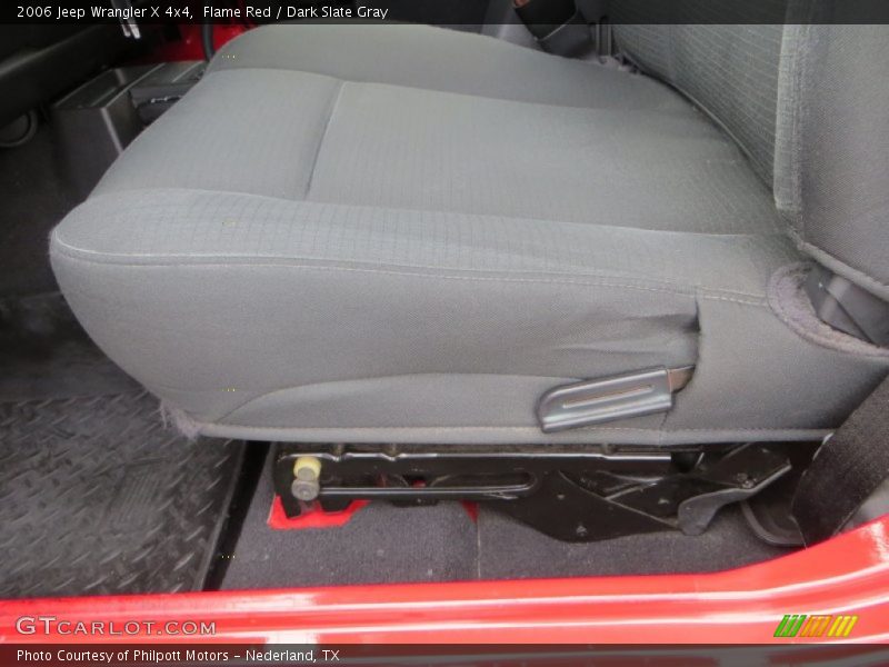 Flame Red / Dark Slate Gray 2006 Jeep Wrangler X 4x4
